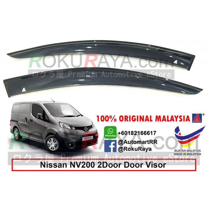 Nissan NV200 2Door 2007 AG Door Visor Air Press Wind Deflector (Big